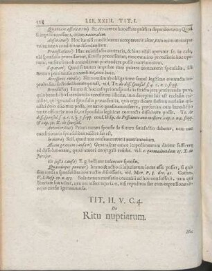 Tit. II. V. C. 4. De Ritu nuptiarum.
