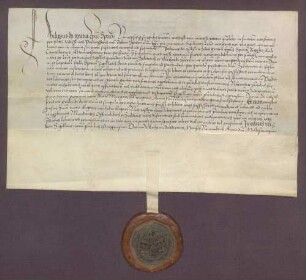 Bestätigungsbrief der Stiftung von 1313 April 27 (vgl. GLA 42 Nr. 1422) durch Bischof Philipp I. von Speyer.
