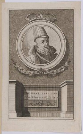 Bildnis des Philippvs II. Prvdens, König von Spanien
