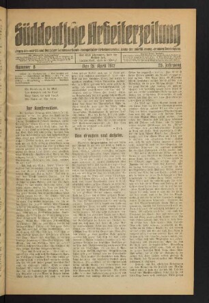 Nr. 8. Den 15. April 1917 - Nr. 10. Den 13. Mai 1917