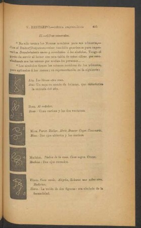 II. - Cifras numerales.