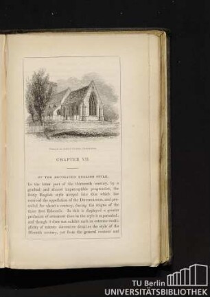 Chapter VII. Of the decorated English style