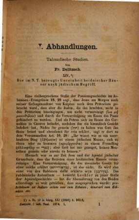 Zeitschrift für die gesammte lutherische Theologie und Kirche, 35. 1874