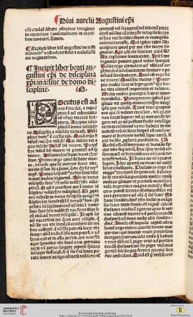 Liber de disciplina christiana sive de dono discipline