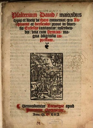 Psalterium Davidis et hymni pro officio divino