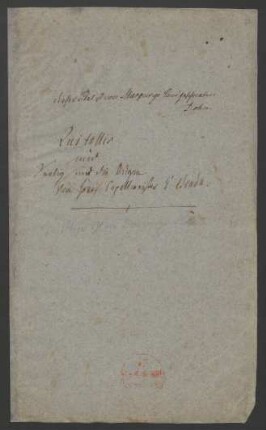 Selig sind die Augen die da sehen; Coro, orch, bc; b-Moll; LorB 514