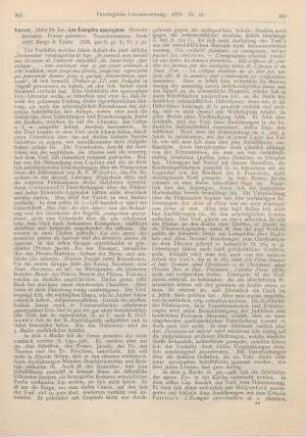 393-395 [Rezension] Variot, Jos., Les Évangiles apocryphes. Histoire littéraire. Forme primitive. Transformations