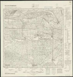 Meßtischblatt 3946 : Paplitz, 1942 : Paplitz. - Aufn. 1900, hrsg. 1902, bericht. 1928, letzte Nachtr. 1940. - 1:25000. - [Berlin]: Reichsamt für Landesaufnahme, 1942. - 1 Kt.