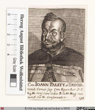 Bildnis János II Pálffy von Erdöd (1636 Graf)