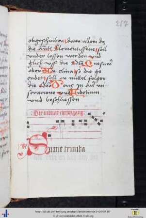 [217r - 225r] 2. Nachtrag von Margred Hoffelden: „Der monat chrützgang“.