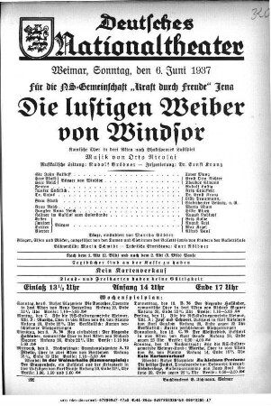 Die lustigen Weiber von Windsor