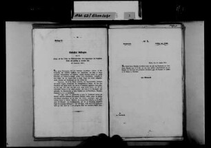 Otto von Bismarck, Berlin, an den Bundesrat: Anklageschrift gegen Friedrich Heinrich Geffcken, 14.01.1889 [Druck].