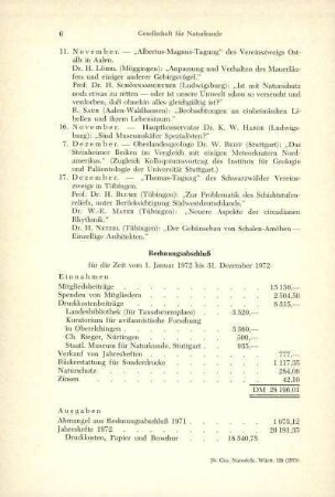 Rechnungsabschluß