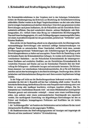 11-44, 1. Kriminalität und Strafverfolgung im Zeitvergleich