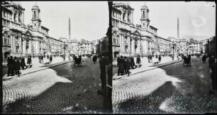 Rom. Piazza Navona nach Norden