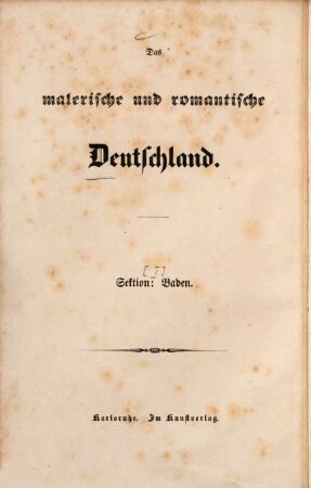 Das malerische und romantische Baden : mit 48 bis 54 Stahlstichen, 3 = 1,3