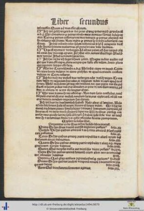 Ea de quibus in hoc secundo libro tractatur