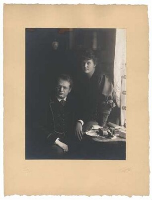 Max Reger mit Ehefrau Elsa
