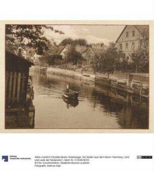 Estebrügge. Von Süden (aus dem Album "Hamburg: Land und Leute der Niederelbe")