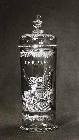 Deckelhumpen mit polnisch-sächsischem Wappen