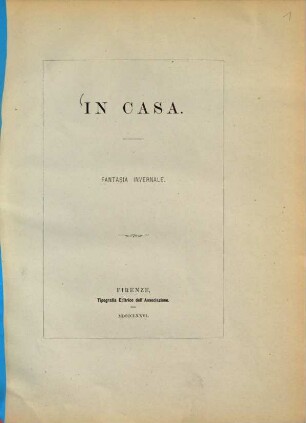 In casa : Fantasia invernale