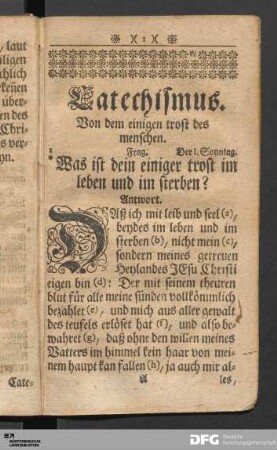 Vom einigen trost des Menschen.