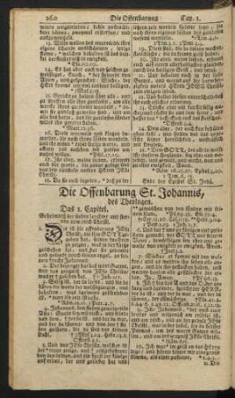Die Offenbarung St. Johannis, des Theologen.