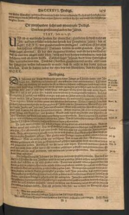 Die zweyhundert sechs und zwantzigste - Zweyhundert und dreyssigste Predigt.
