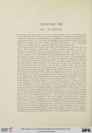 Chapitre VIII: Les plaquettes
