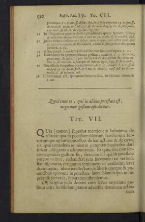 Tit. VII. - XIV.