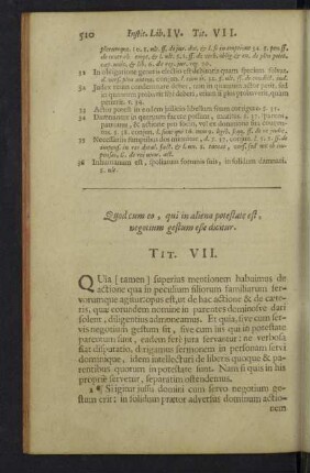Tit. VII. - XIV.