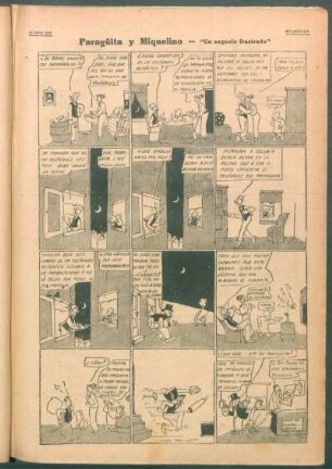 Paragüita y Miquelino. - [Cómic] : "Un negocio frustrado"
