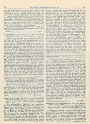 493-494 [Rezension] Baur, Ludwig, Päpstliche Enzykliken und ihre Stellung zur Politik