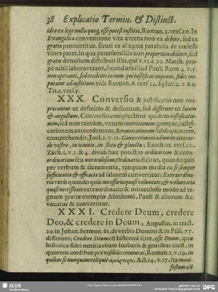 XXXI. Credere Deum, credere Deo, & credere in Deum …
