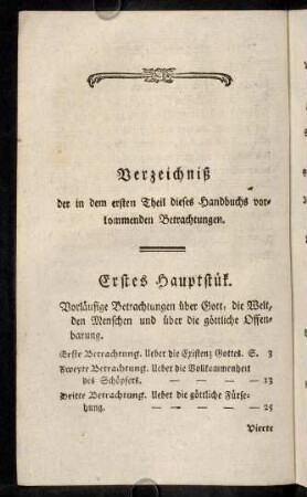 XXXVIII-XLVI, Verzeichniß.