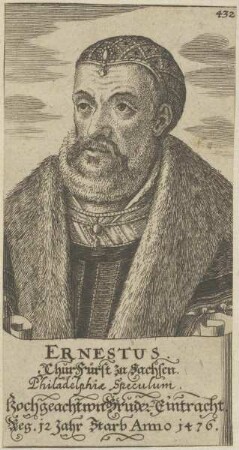 Bildnis des Ernestus, Kurfürst von Sachsen