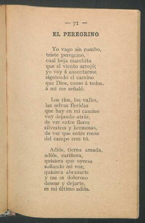 El peregrino