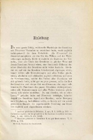 Ueber die Functionen der Grosshirnrinde : Gesammelte Mittheilungen aus den Jahren 1877 - 80. Mit Einleitung und Anmerkungen von Hermann Munk. Mit Holzschnitten und einer lithograph. Tafel