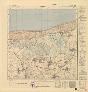 1466 (alte Nr.: 264) Saleske, Meßtischblatt (4cm - Karte)