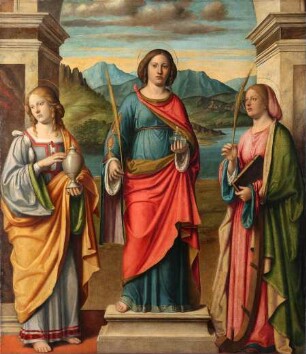 Heilige Lucia, Maria Magdalena und Katharina von Alexandrien
