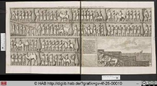 FIGURES & CARACTERES SUR L'AILES DE L'ESCALIER A L'OUEST.