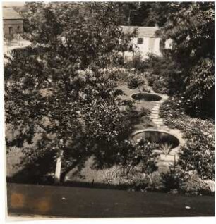 Garten Suidter, Luzern: Rundes Wasserbecken