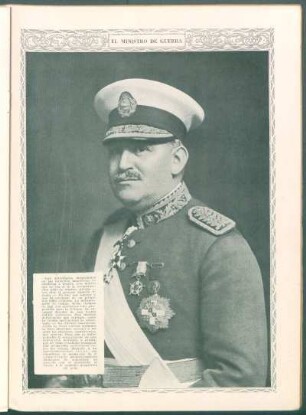 El ministro de guerra : Agustín P. Justo