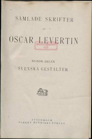9: Svenska gestalter