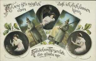 Ach wie ist's möglich dann [...]