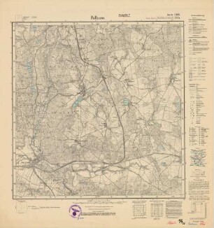 1866 (alte Nr.: 528) Pollnow, Meßtischblatt (4 cm - Karte)