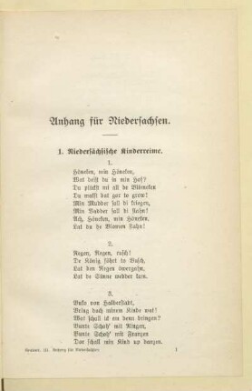 Anhang für Niedersachsen