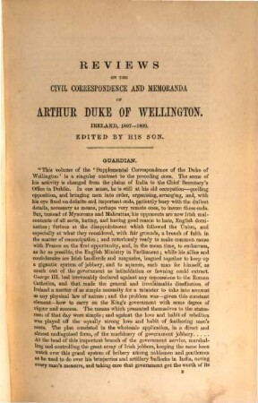 Supplementary despatches, correspondence, and memoranda of Field Marshal Arthur Duke of Wellington, K.G., 6