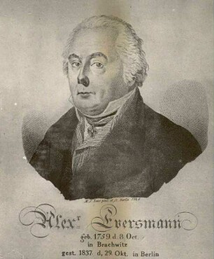 Porträt von August Friedrich Alexander Eversmann (1759-1837)