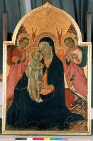 Maria mit dem Kinde und zwei Engeln, Folio 00074